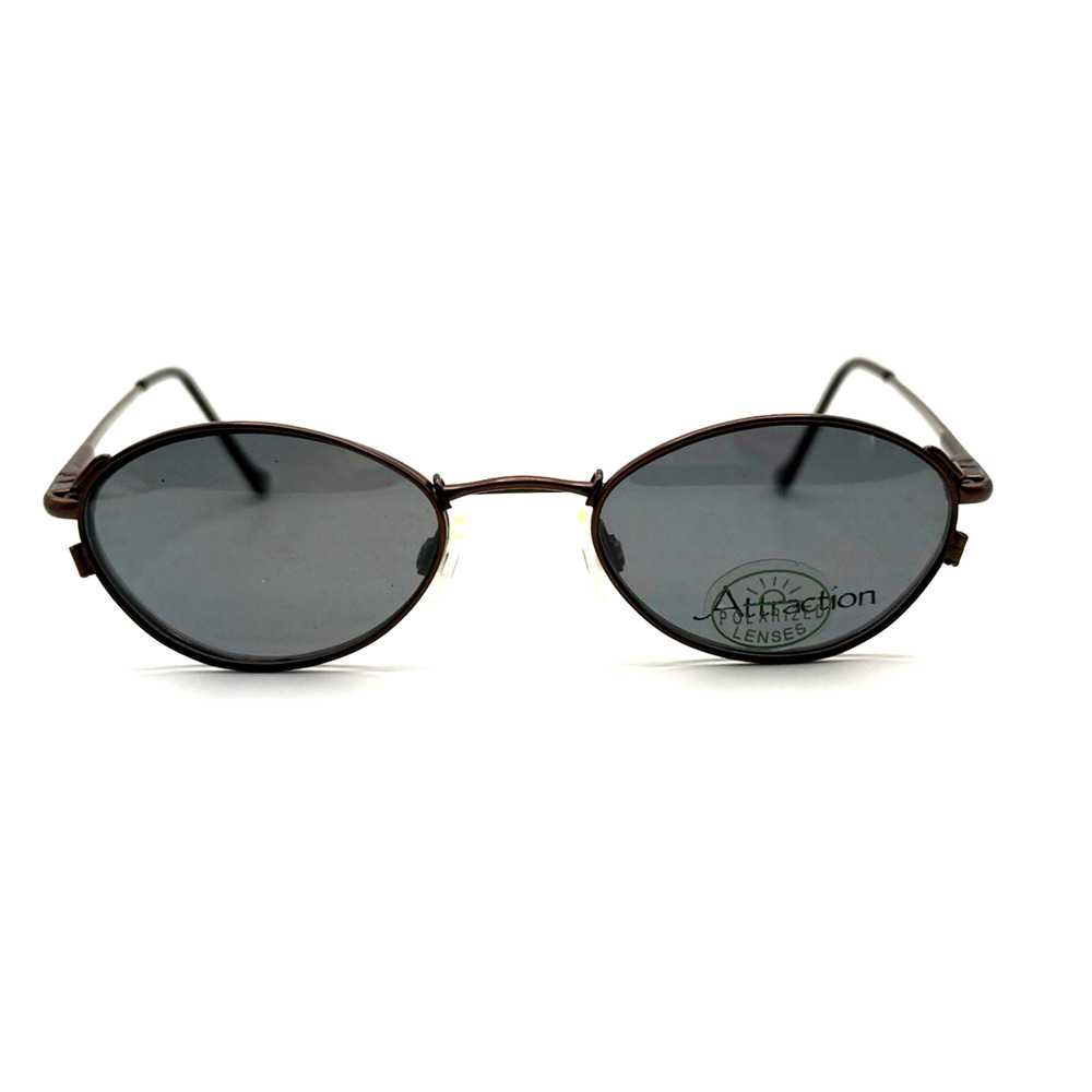 ATTACTION 3001 BROWN EYEGLASSES SUNGLASSES FRAMES 46-19-140